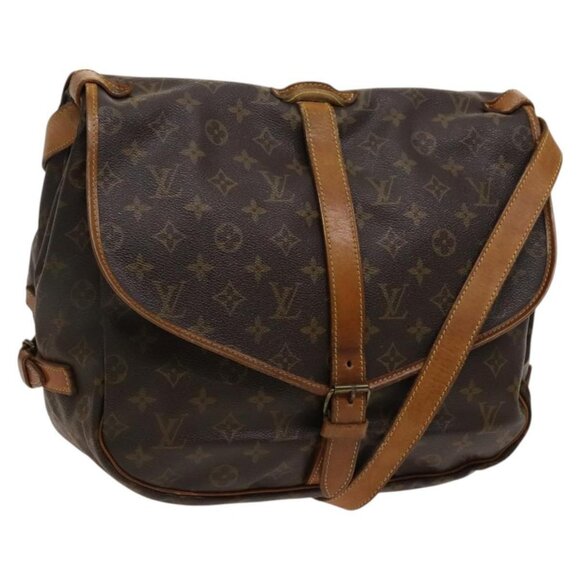LOUIS VUITTON Monogram Saumur 35 Shoulder Bag - Picture 1 of 16